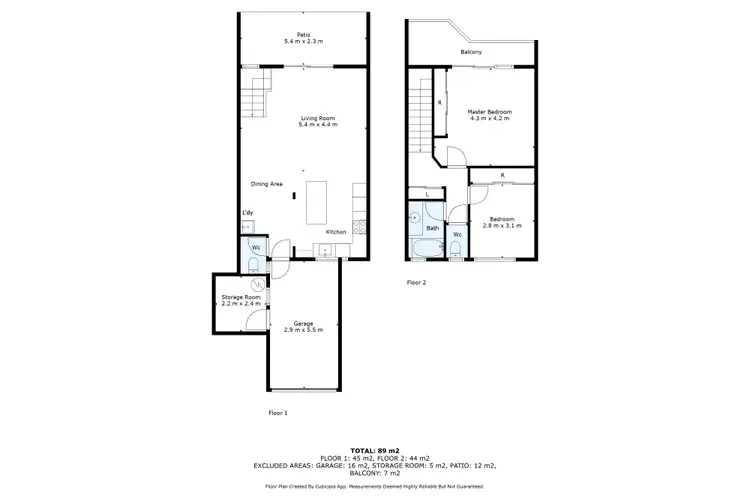 Floorplan of Homely townhouse listing, 5/19 Second Avenue, Railway Estate QLD 4810