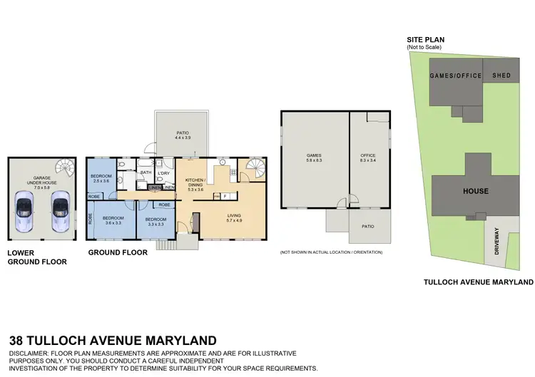 Floorplan of Homely house listing, 38 Tulloch Avenue, Maryland NSW 2287