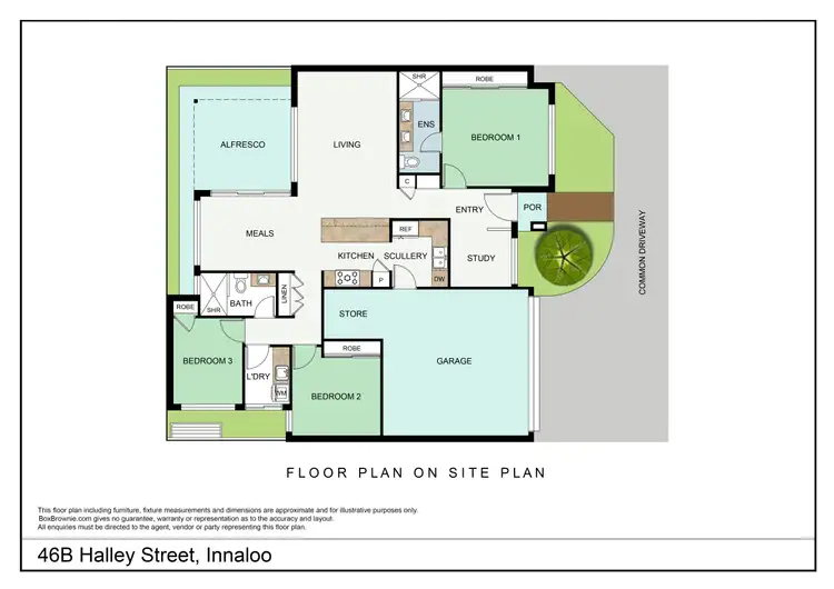Floorplan of Homely villa listing, 46B Halley Street, Innaloo WA 6018