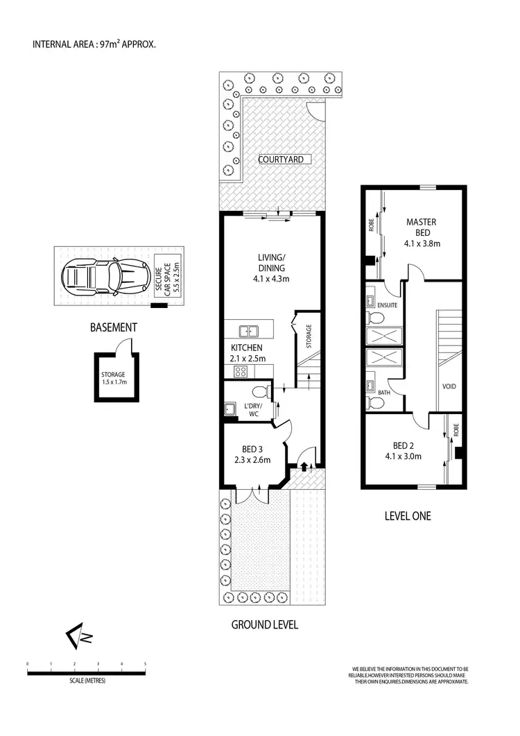 Floorplan of Homely townhouse listing, 4/10 Midlothian Avenue, Beverly Hills NSW 2209