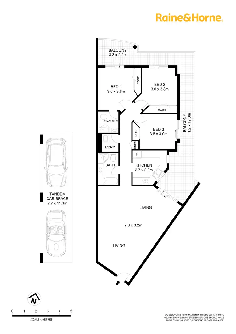 Floorplan of Homely apartment listing, 1203/7 Keats Avenue, Rockdale NSW 2216