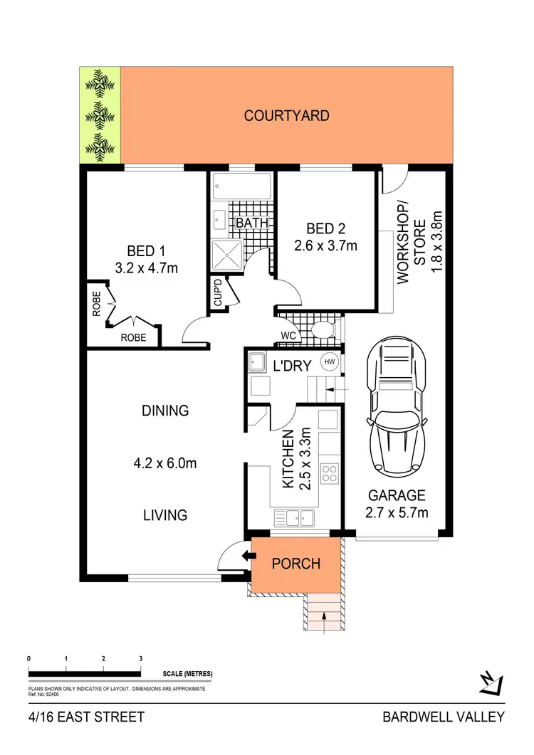 Floorplan of Homely villa listing, 4/16 East Street, Bardwell Valley NSW 2207
