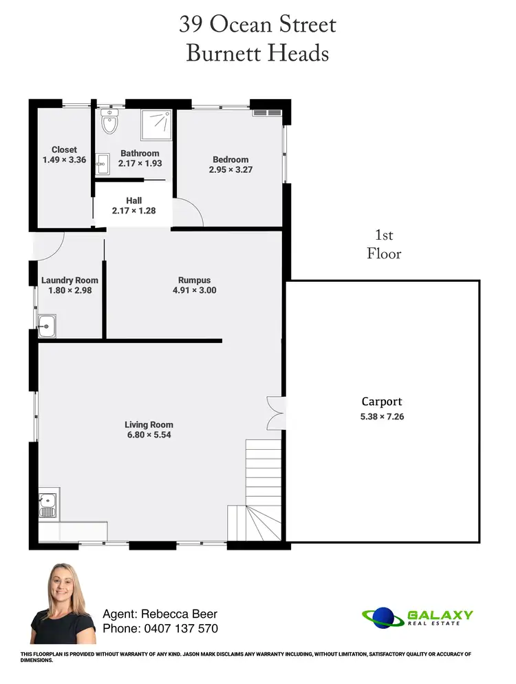 Floorplan of Homely house listing, 39 Ocean St, Burnett Heads QLD 4670
