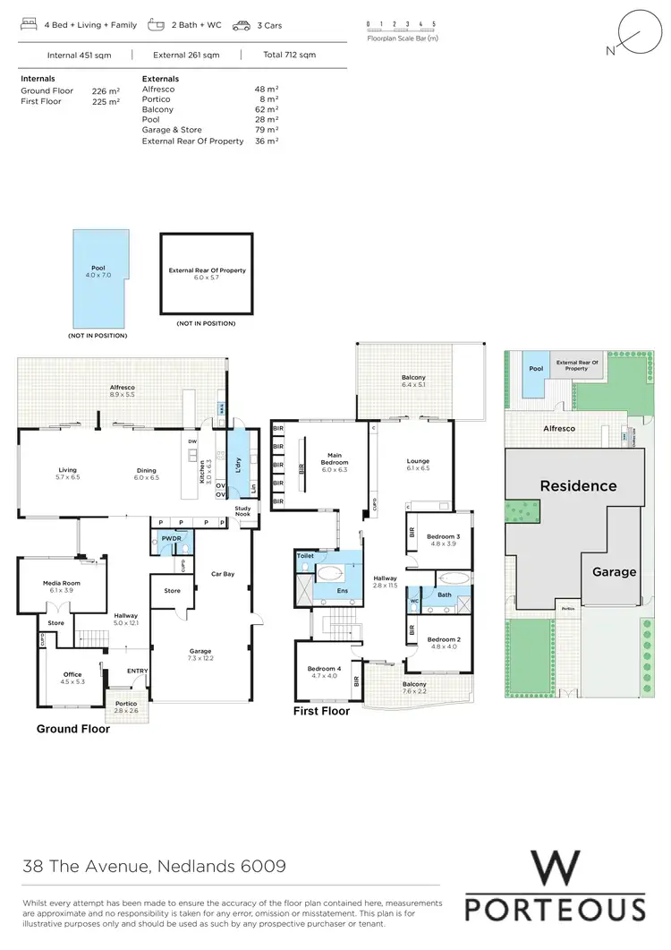 Floorplan of Homely house listing, 38 The Avenue, Nedlands WA 6009