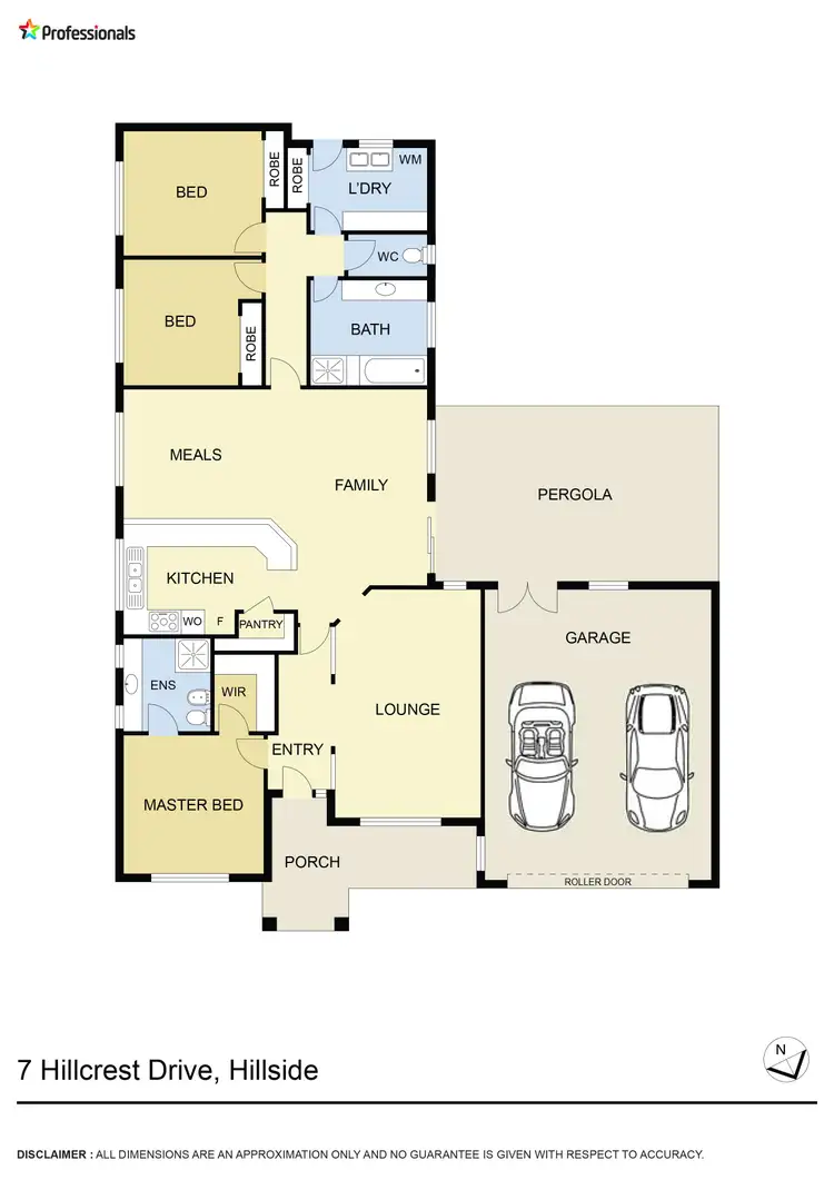 Floorplan of Homely house listing, 7 Hillcrest Drive, Hillside VIC 3037