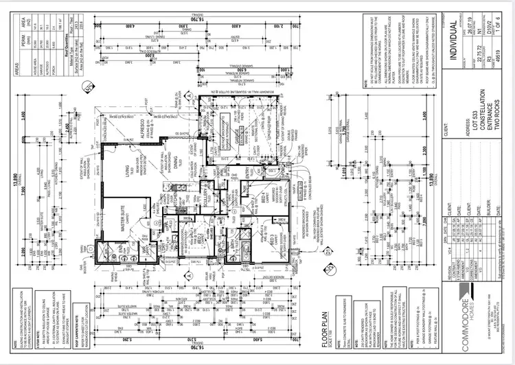 Floorplan of Homely house listing, 18 Constellation Entrance, Two Rocks WA 6037