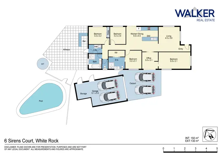 Floorplan of Homely house listing, 6 Sirens Court, White Rock QLD 4868