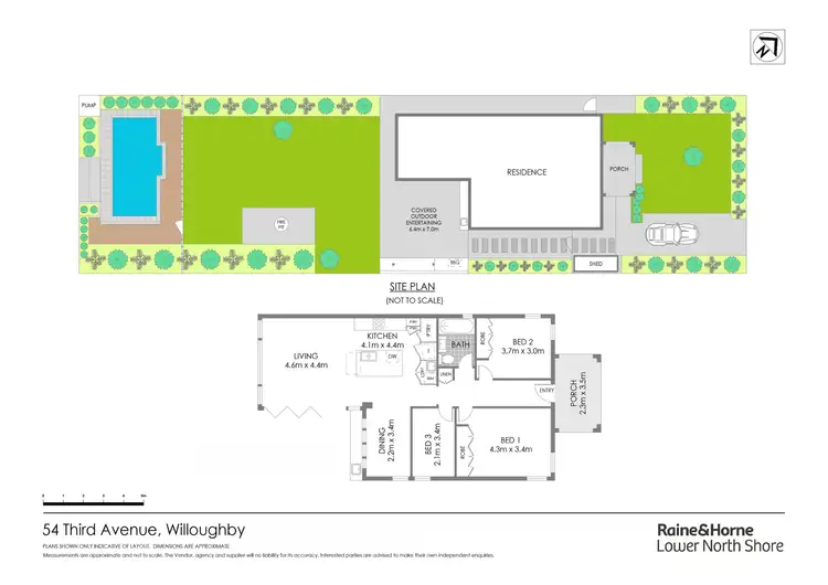 Floorplan of Homely house listing, 54 Third Avenue, Willoughby NSW 2068