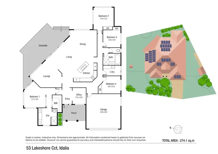Floorplan of Homely house listing, 53 Lakeshore Circuit, Idalia QLD 4811