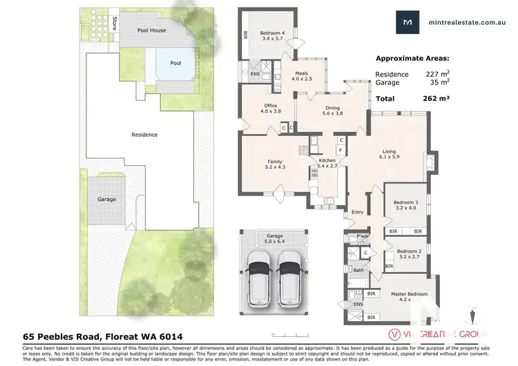 Floorplan of Homely house listing, 65 Peebles Road, Floreat WA 6014