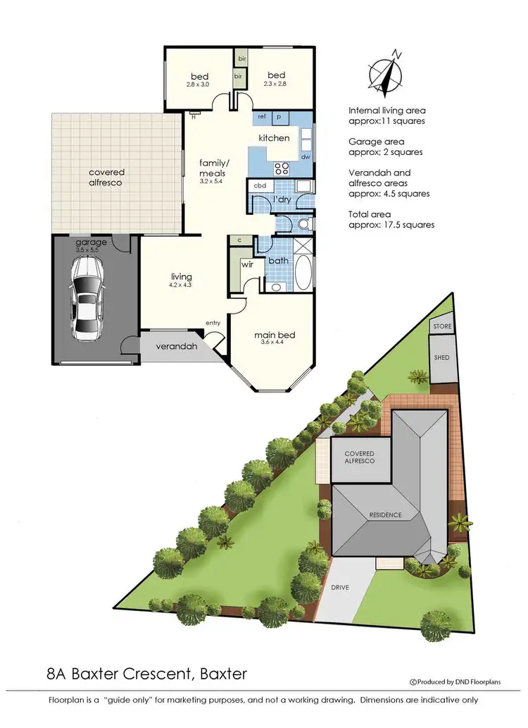 Floorplan of Homely house listing, 8A Baxter Crescent, Baxter VIC 3911