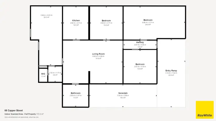 Floorplan of Homely house listing, 68 Capper Street, Gayndah QLD 4625