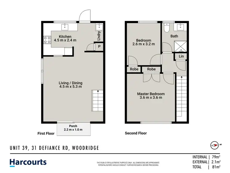 Floorplan of Homely townhouse listing, 39/31 Defiance Road, Woodridge QLD 4114