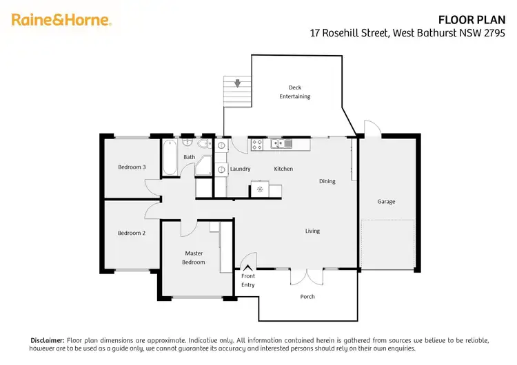 Floorplan of Homely house listing, 17 Rosehill Street, West Bathurst NSW 2795