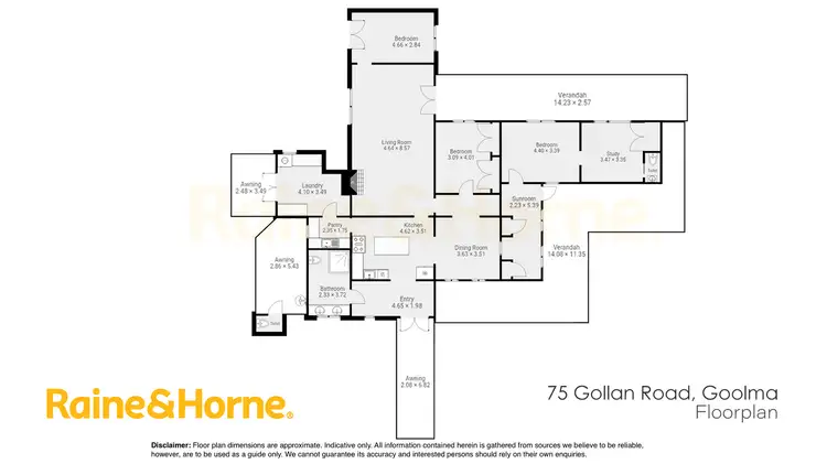 Floorplan of Homely rural property listing, 75 Gollan Road, Goolma NSW 2852