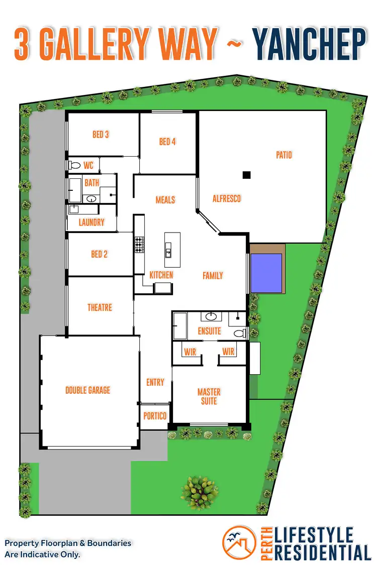Floorplan of Homely house listing, 3 Gallery Way, Yanchep WA 6035