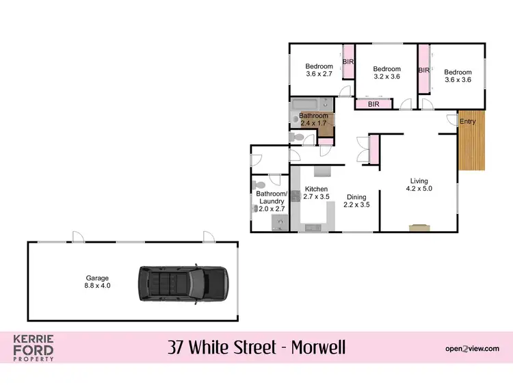 Floorplan of Homely house listing, 37 White Street, Morwell VIC 3840