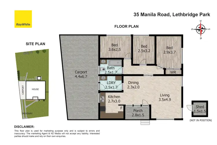 Floorplan of Homely house listing, 35 Manila Road, Lethbridge Park NSW 2770
