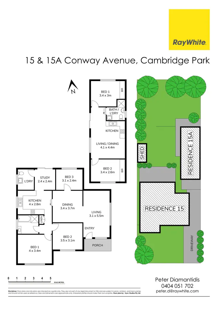 Floorplan of Homely house listing, 15 & 15A Conway Ave, Cambridge Park NSW 2747