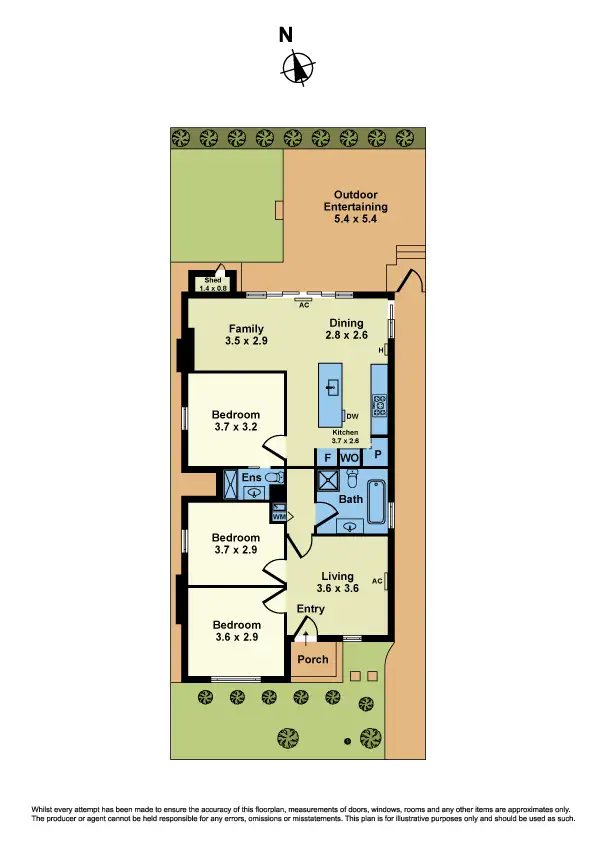 Floorplan of Homely house listing, 92 Wilkins Street, Newport VIC 3015