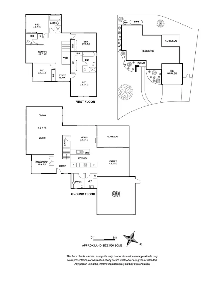 Floorplan of Homely house listing, 5 Carrangall Place, Parkville VIC 3052