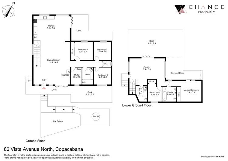 Floorplan of Homely house listing, 86 Vista Avenue North, Copacabana NSW 2251