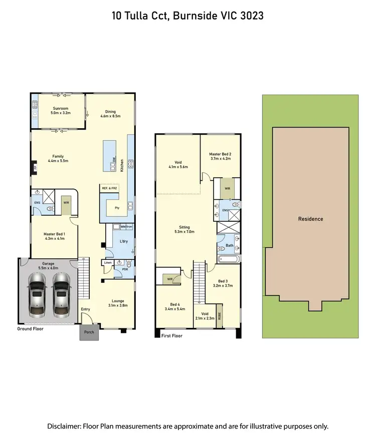 Floorplan of Homely house listing, 10 Tulla Circuit, Burnside VIC 3023