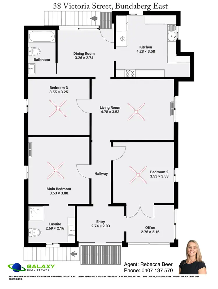 Floorplan of Homely house listing, 38 Victoria, Bundaberg East QLD 4670
