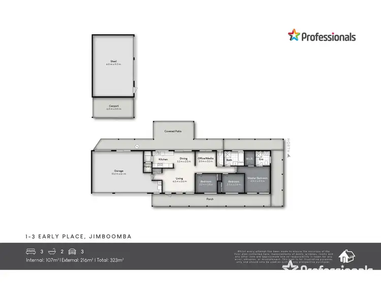 Floorplan of Homely house listing, 1-3 Early Place, Jimboomba QLD 4280