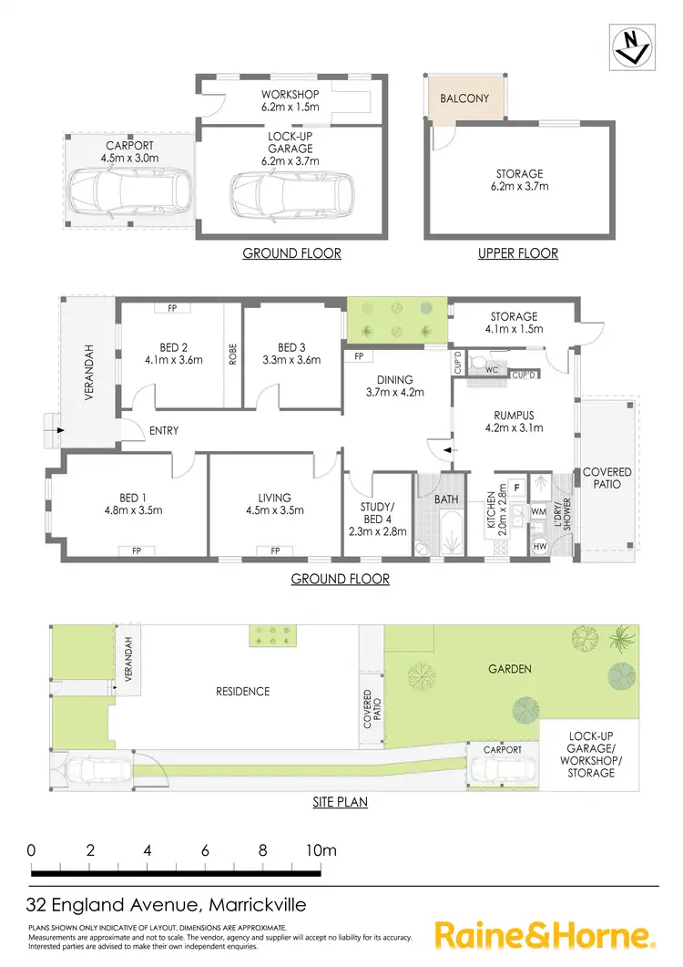 Floorplan of Homely house listing, 32 England Avenue, Marrickville NSW 2204