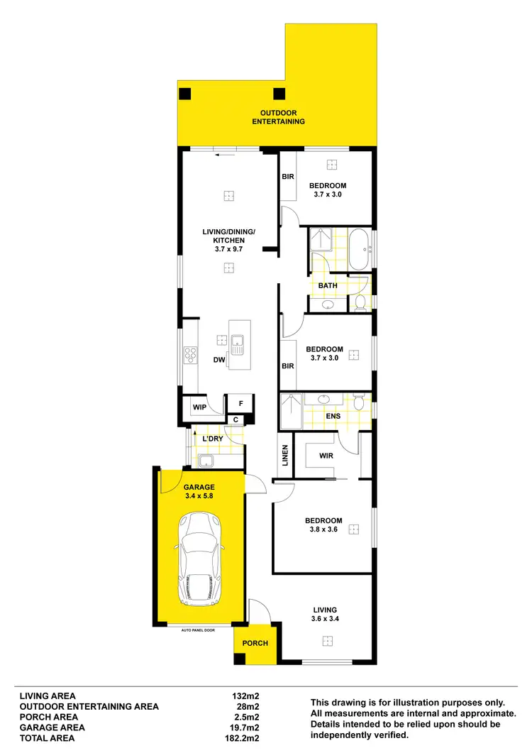 Floorplan of Homely house listing, 15 Nosmits Street, Seaford Heights SA 5169