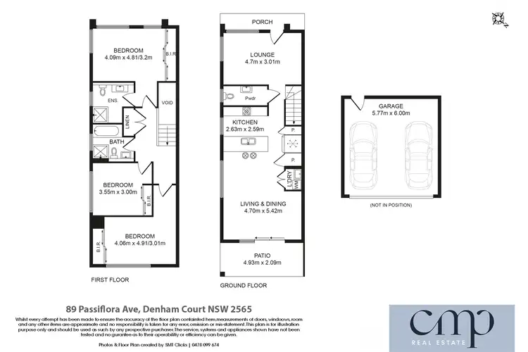 Floorplan of Homely house listing, 89 Passiflora Avenue, Denham Court NSW 2565