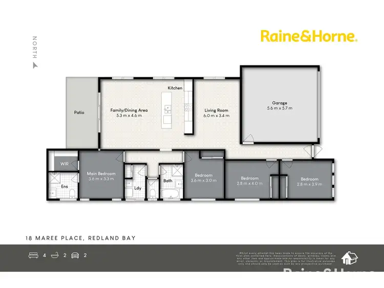 Floorplan of Homely house listing, 18 Maree Place, Redland Bay QLD 4165
