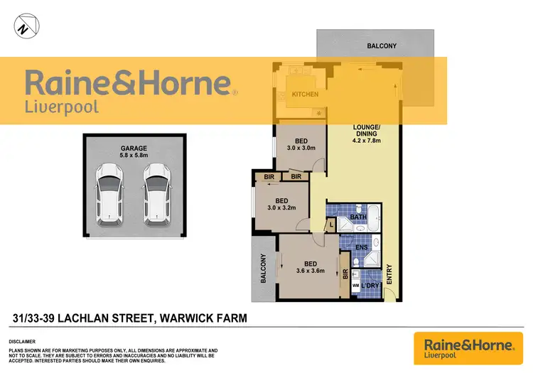 Floorplan of Homely unit listing, 31/33-39 Lachlan Street, Liverpool NSW 2170
