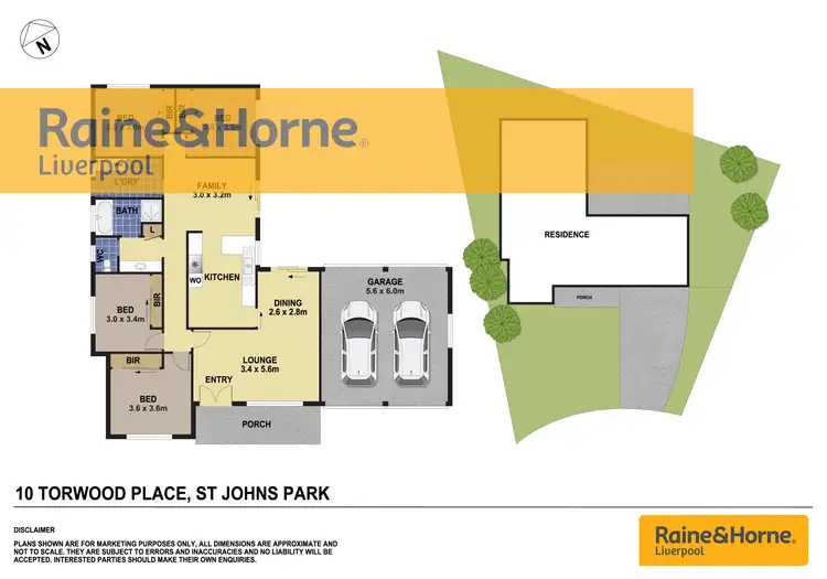 Floorplan of Homely house listing, 10 Torwood Place, St Johns Park NSW 2176