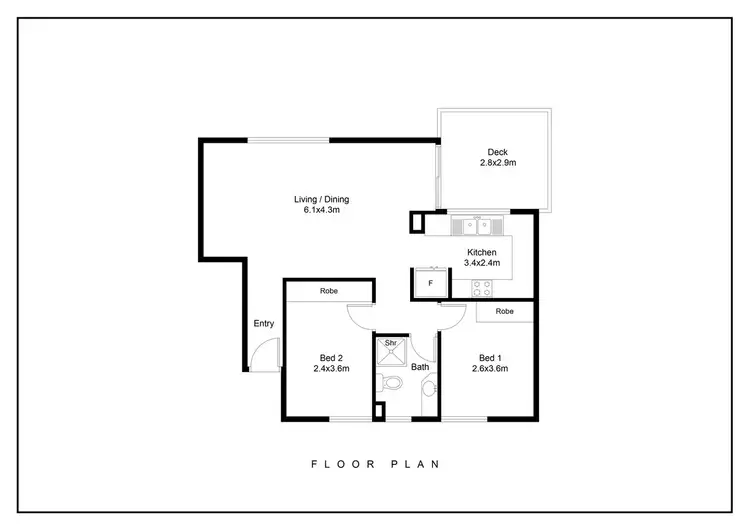 Floorplan of Homely apartment listing, 17/1 Queen Street, Stuart Park NT 820