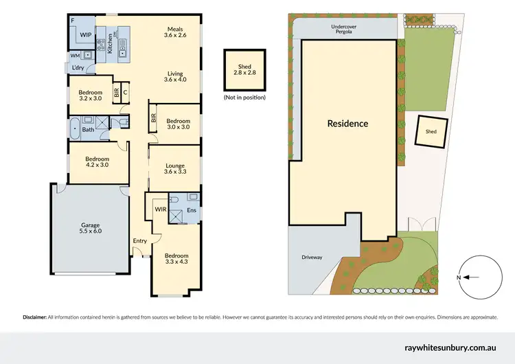 Floorplan of Homely house listing, 104 Montego Boulevard, Sunbury VIC 3429