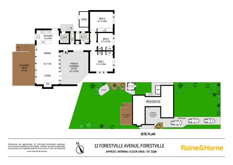 Floorplan of Homely house listing, 12 Forestville Avenue, Forestville NSW 2087