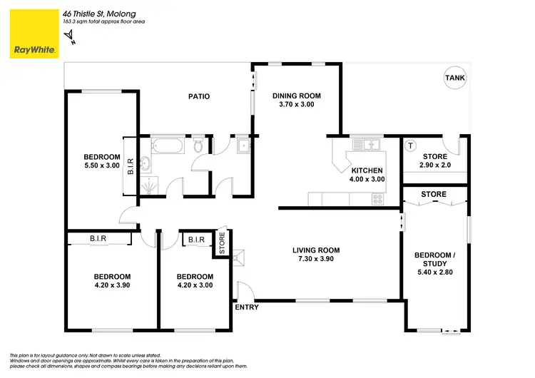 Floorplan of Homely house listing, 46 Thistle Street, Molong NSW 2866