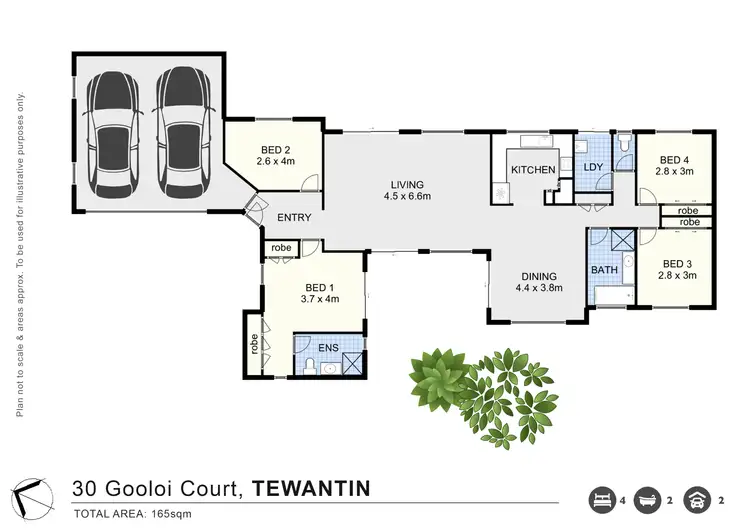 Floorplan of Homely house listing, 30 Gooloi Court, Tewantin QLD 4565