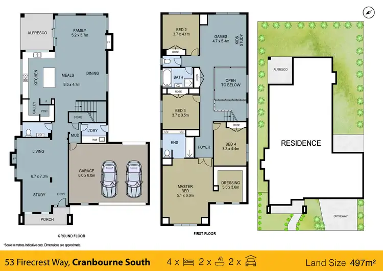 Floorplan of Homely house listing, 53 Firecrest Way, Cranbourne South VIC 3977