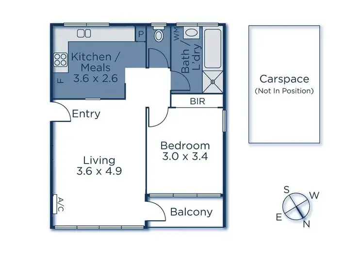 Floorplan of Homely apartment listing, 22/176 Power Street, Hawthorn VIC 3122