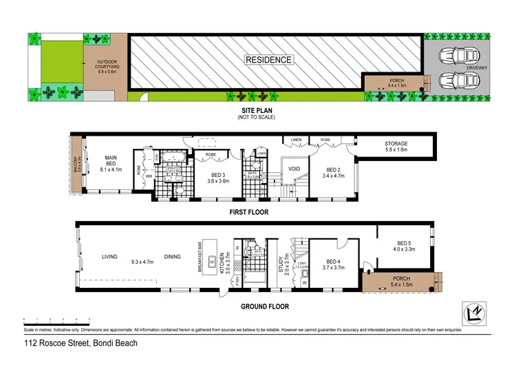 Floorplan of Homely house listing, 112 Roscoe Street, Bondi Beach NSW 2026