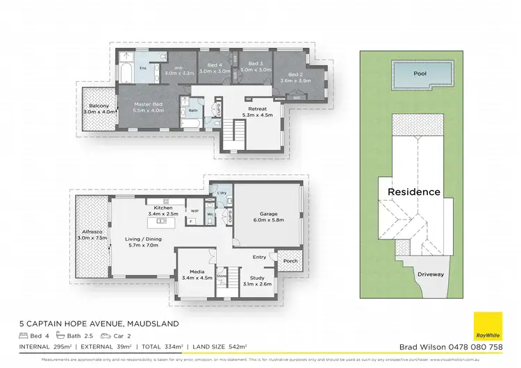 Floorplan of Homely house listing, 5 Captain Hope Avenue, Maudsland QLD 4210