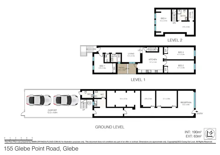 Floorplan of Homely house listing, 155 Glebe Point Rd, Glebe NSW 2037