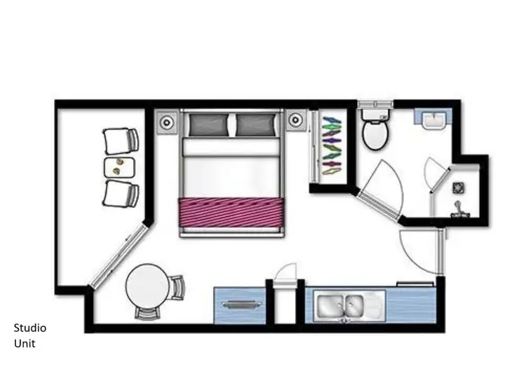 Floorplan of Homely unit listing, 24/51-53 Davidson Street (BAY VILLAS), Port Douglas QLD 4877
