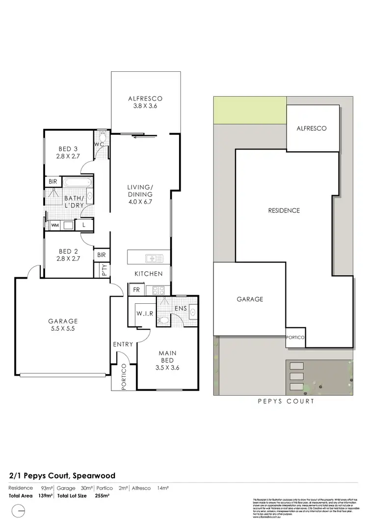 Floorplan of Homely house listing, 2/1 Pepys Court, Spearwood WA 6163