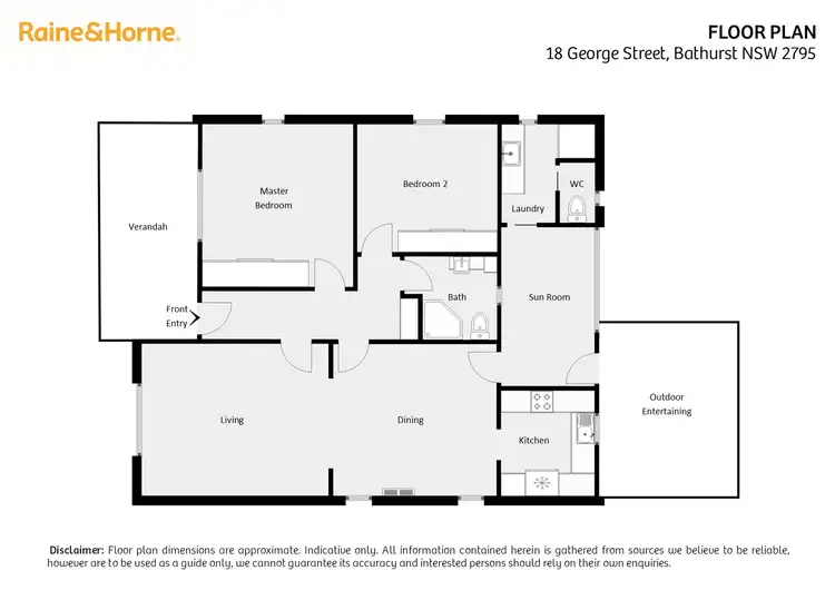 Floorplan of Homely house listing, 18 George Street, Bathurst NSW 2795