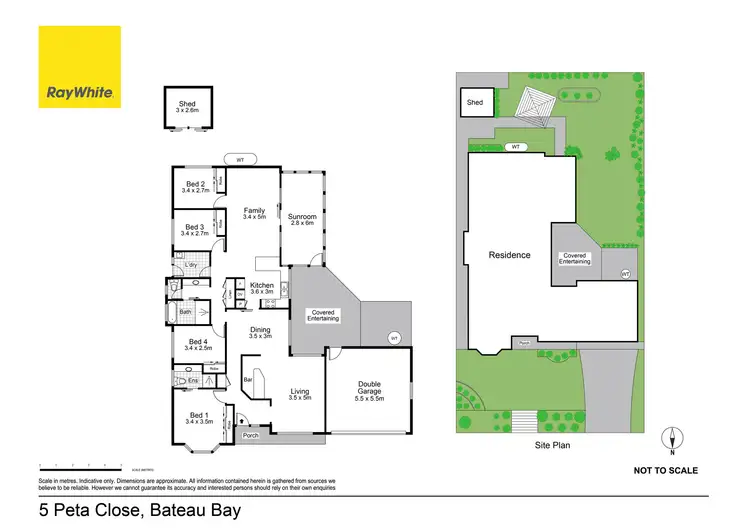 Floorplan of Homely house listing, 5 Peta Close, Bateau Bay NSW 2261