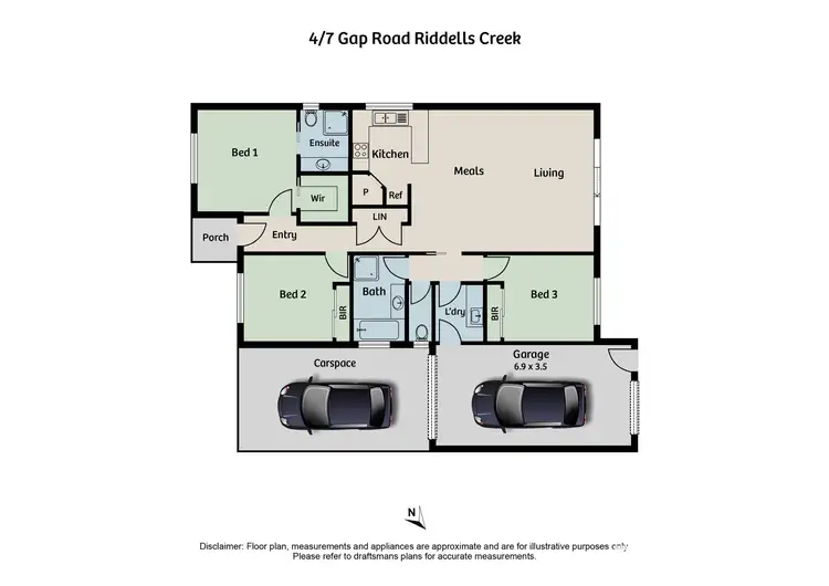 Floorplan of Homely unit listing, 4/7 Gap Road, Riddells Creek VIC 3431